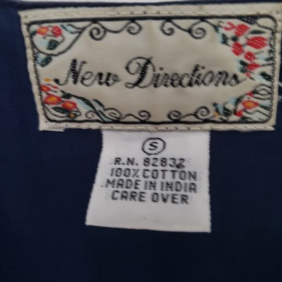 Vtg 90s New Directions Womens Vest Sz S Boho Festival Folk Western Embroidery - Picture 4 of 15